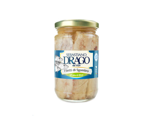 Filetto Sgombro DRAGO VASO 550 GR